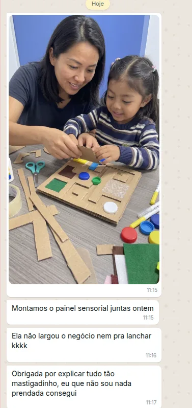 Print de depoimento de cliente