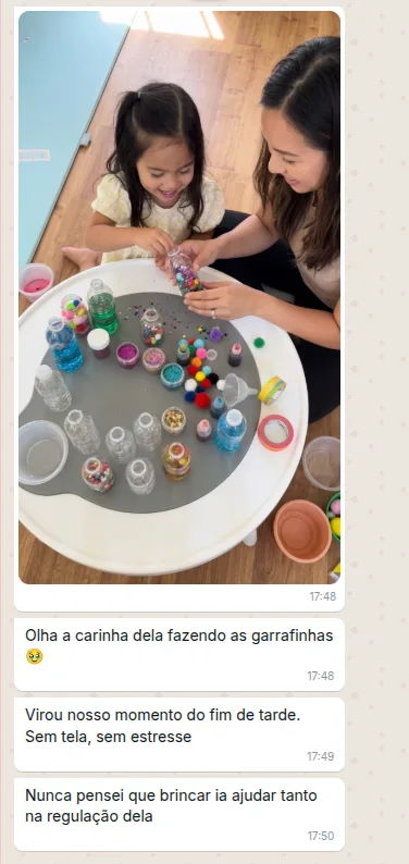 Print de depoimento de cliente